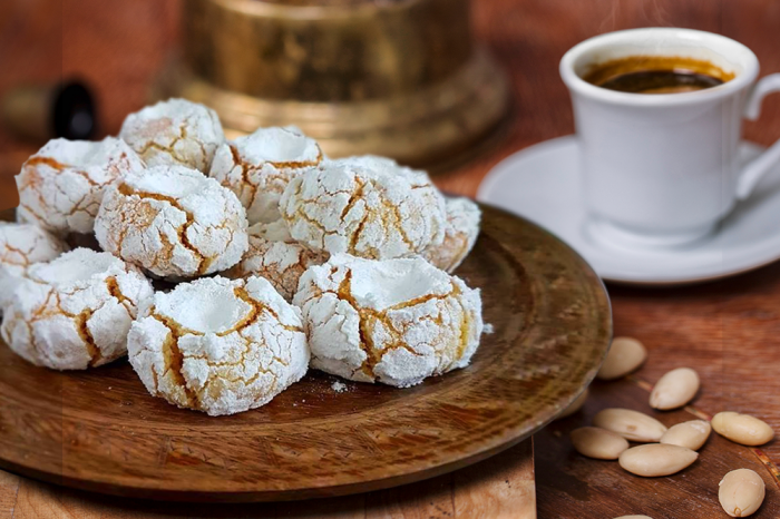 Ghrayba aux amandes et au citron