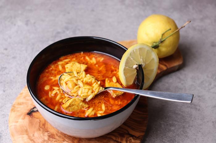 soupe langue d'oiseau au poulet